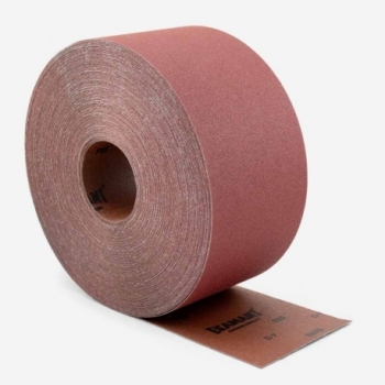 Roll of rigid sanding cloth...