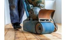 Sanding roller for floors